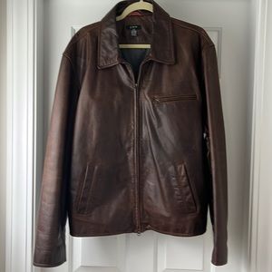 EUC Vintage men’s leather jacket
